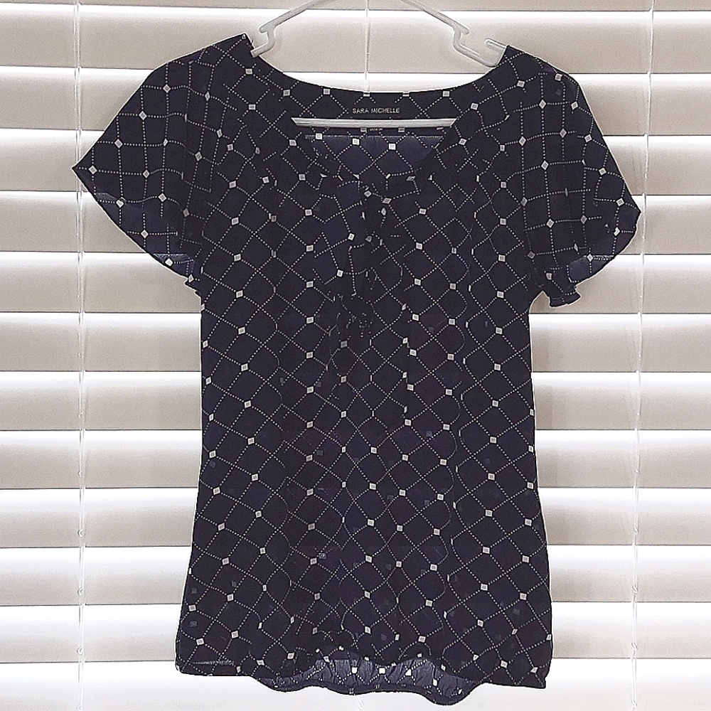 Navy Blouse